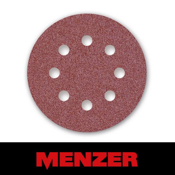 Menzer Klett-Schleifscheibe, Ø 115 mm, 8 Loch, Körnung 24, Normalkorund, VE: 25, 231501024