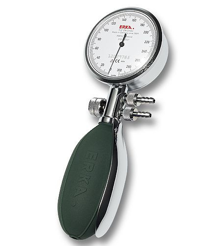 ERKA Blutdruckmessgerät Ø56mm mit Manschette Perfect Aneroid 56, Größe: 27-35cm, 203.20482