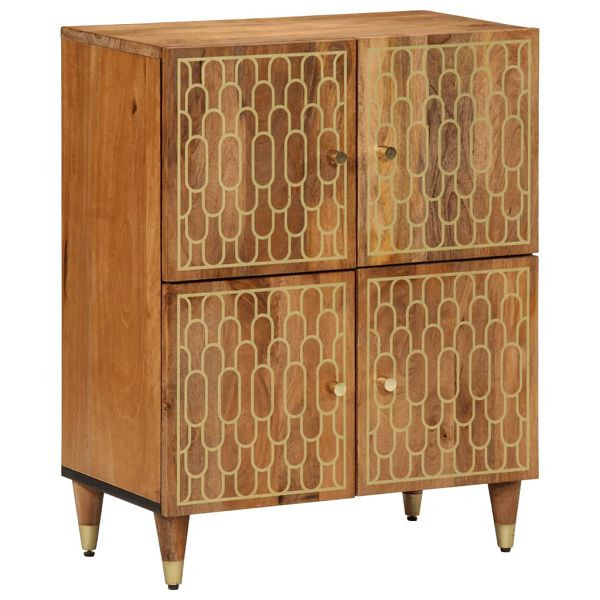 vidaXL Beistellschrank 60x33x75 cm Massivholz Mango, 358310