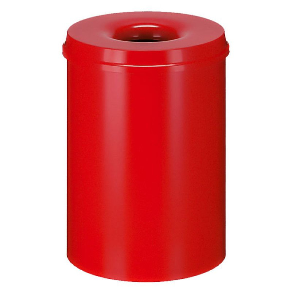 STEIN HGS Feuerlöschender Papierkorb, rot, 30 Liter, 83729.0014