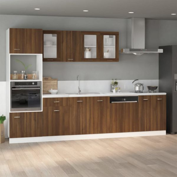 vidaXL Unterschrank Braun Eichen-Optik 60x46x81,5 cm Holzwerkstoff, 815563