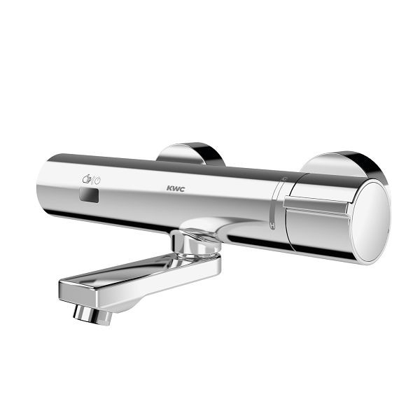KWC Wandbatterie, F3, elektronisch, Thermostat, Schwenkauslauf, 190 mm, 6l, Batterie, 2030032506