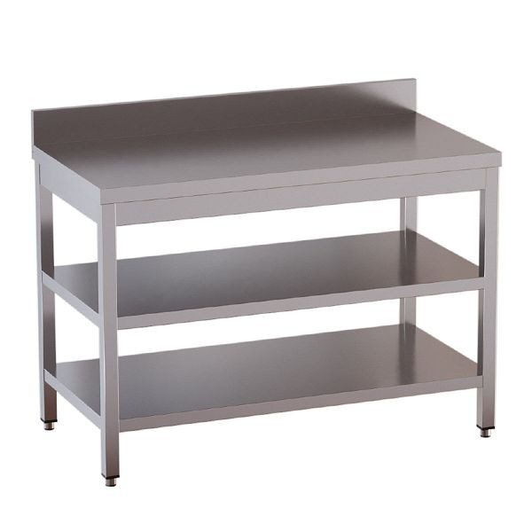 Vaiotec TOPLINE Arbeitstisch / Grundboden, Zwischenboden und Aufkantung, 400 x 600 mm, 12484