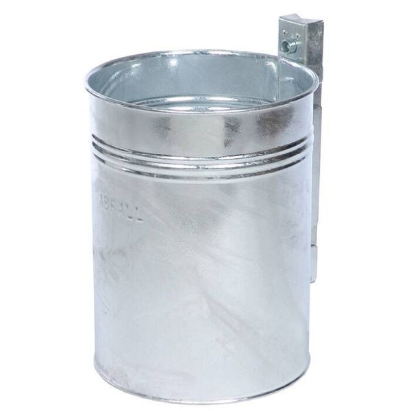Stein HGS Abfallbehälter -State Kalifornien- abnehmbar, RAL 2000 gelborange, 10217-6
