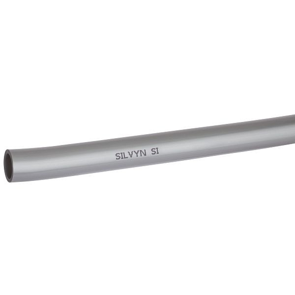 LAPP Einfacher Schutzschlauch SILVYN® SI 7X9, silbergrau, VE: 50 Meter, 61713210