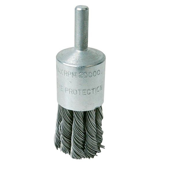 Silverline Stahldraht-Pinselbürste, gezopft, 22 mm, 580432
