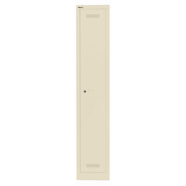 Bisley Garderobenschrank Monobloc™, 1 Abteil, 1 Fach, 669 hellelfenbein, ML03S1669