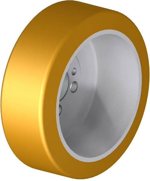 Blickle RTH 230x82/45-5+3 Rad aus Blickle Extrathane®, Hellbraun, 462903