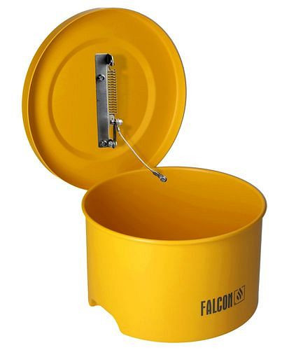 FALCON Kleinteilereiniger aus Stahl, lackiert, mit Schmelzlot, 4 l, 314495