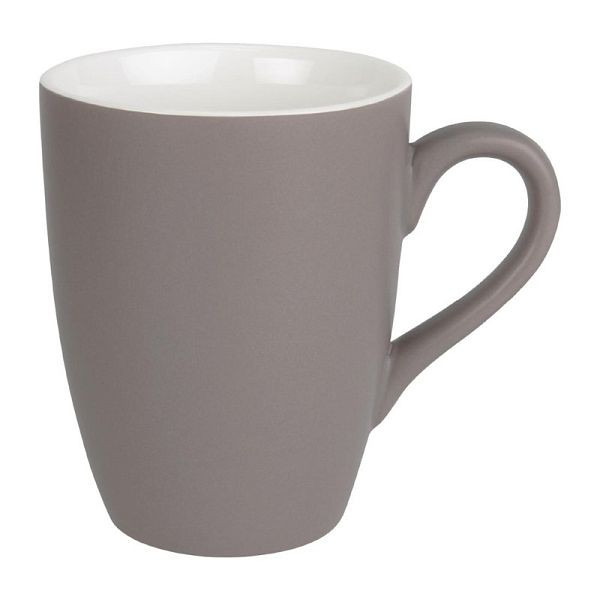 Olympia Pastel Tassen grau 34cl, VE: 6 Stück, Porzellan, CS041