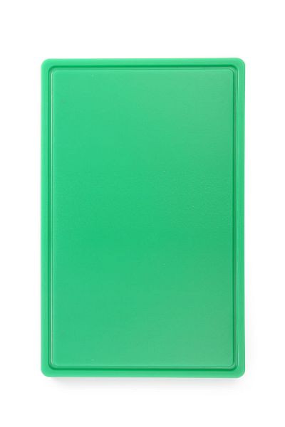 Hendi Schneidbretter HACCP Gastronorm 1/1, LxBxH: 530x325x15 mm, Grün, 826034