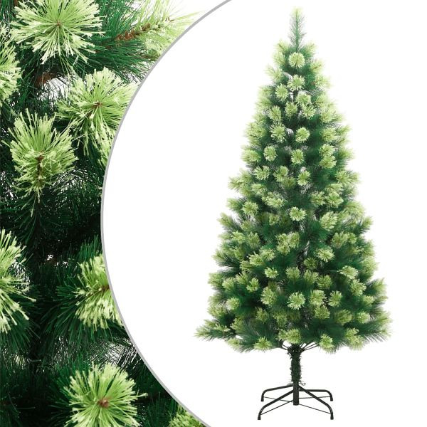 vidaXL Künstlicher Weihnachtsbaum Klappbar mit Ständer 210 cm, 356739