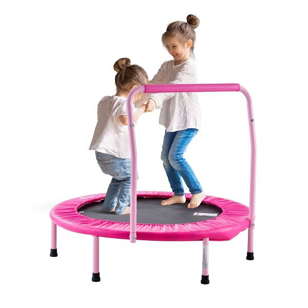 VEVOR Trampoline Faltbares Mini-Trampolin, 100kg Rebounder-Trampolin 91,44cm Rosa, ETBC36YCYXBCFYJJKV0