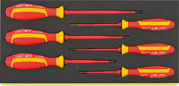 STAHLWILLE TCS Sortiment VDE-Schraubendreher TCS 4661/4666 VDE 6 Stück, 96838816