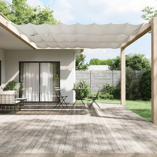 vidaXL Senkrechtmarkise Weiß 180x1200 cm Oxford-Gewebe, 148177