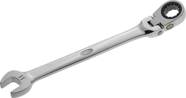 VIGOR Gelenk Ratschen-Ring-Maulschlüssel, Außen-Sechskant Profil, Außen-Doppel-Sechskant Profil, 11 mm, V2807