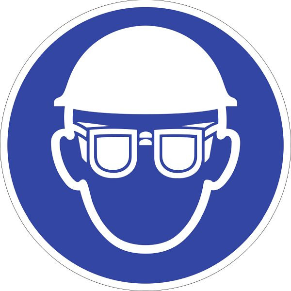 Moedel Augenschutz und Kopfschutz benutzen, Folie, Ø 200 mm, 51963