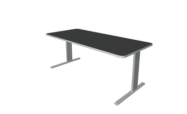 Kerkmann Schreibtisch Unic B 1800 x T 800 x H 750 mm, anthrazit, (Montage), 11334013-1