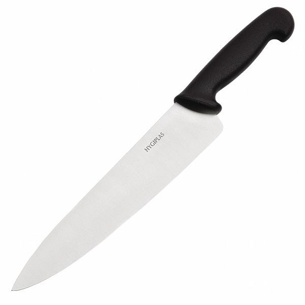 Hygiplas Kochmesser 25cm schwarz, stark, langlebig, C264