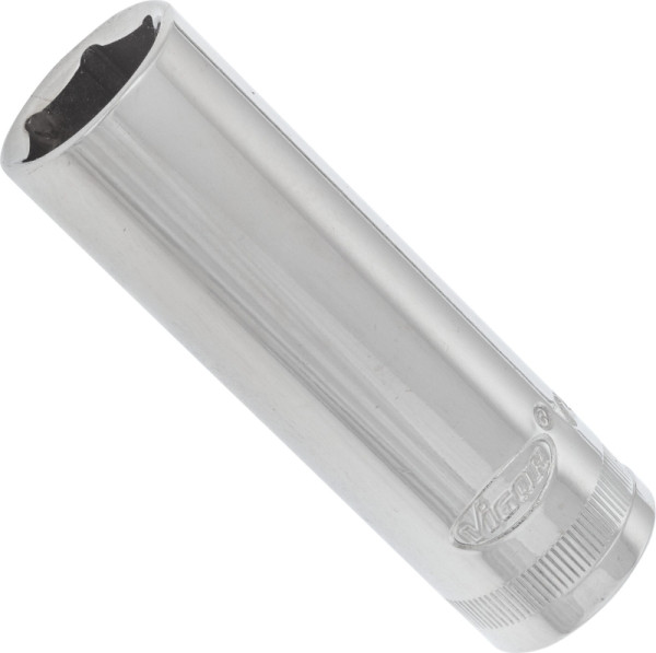 VIGOR Steckschlüsseleinsatz, lang, Vierkant hohl 12,5 mm (1/2 Zoll), Außen-Sechskant Profil, 17 mm, V2588N