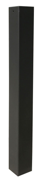 Schake Stilpoller Stahlrohr 70 x 70 mm Serie 4071B, ortsfest, zum Einbetonieren mit Erdanker, Gesamtlänge ca. 1300 mm, 4071B