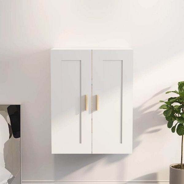 vidaXL Wandschrank Weiß 69,5x32,5x90 cm Holzwerkstoff, 812294
