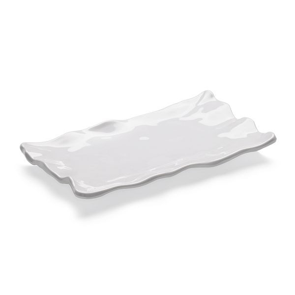 WAS Ruffle Square Teller Cosmo, flach, 35 x 20 cm, 918400200
