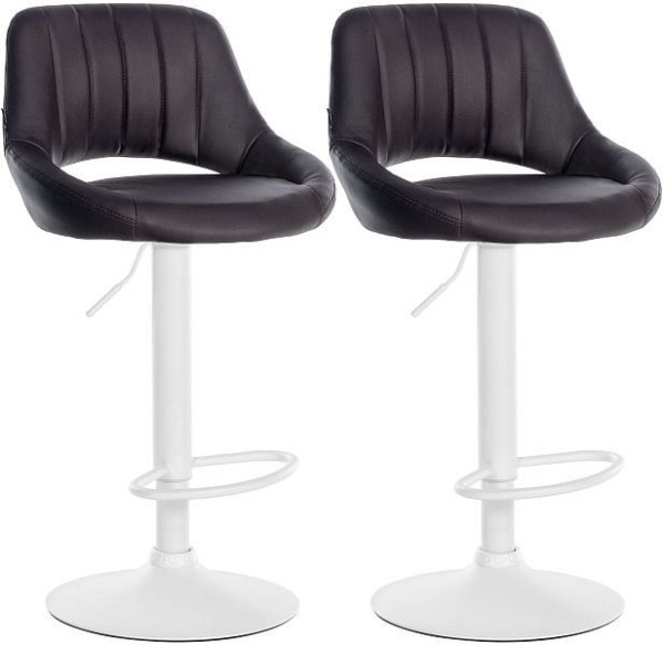 CLP Barhocker Milet Kunstleder W, braun, VE: 2 Stück, 324567