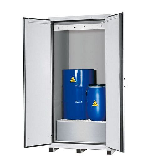 asecos Feuerbeständiger Fass-Schrank, B 1105 mm, T 1018 mm, 307755