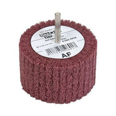 Flexovit Walze mit Schaft für Satinier-Maschinen, Durchmesser: 80 mm, VE: 10 Stück, 63642586277