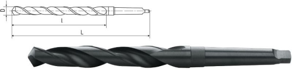 ELMAG HSS Co5-Spiralbohrer mit Morsekegel DIN 345, Ø 15,0 mm, 71720