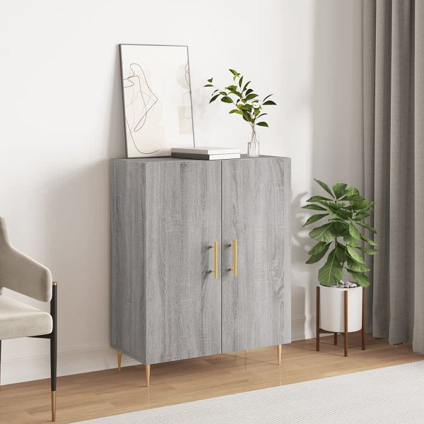vidaXL Sideboard Grau Sonoma 69,5x34x90 cm Holzwerkstoff, 827714