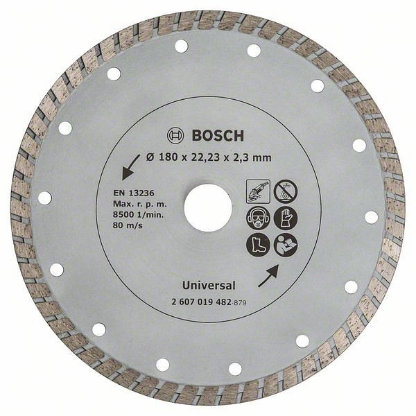 Bosch Diamanttrennscheibe Turbo, Durchmesser: 180 mm, 2607019482