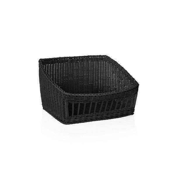 WAS Korb Systemkorb schwarz, 45 x 40 x 27 / 16 cm, 5087045