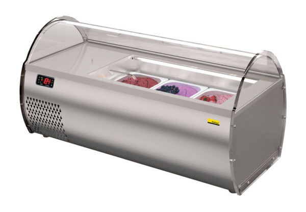 NordCap Auftisch-Vitrine MICROGEL 3, steckerfertig, statische Kühlung, Tischgerät, 455900027