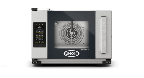 UNOX BAKERLUX SHOP.Pro MASTER Professioneller Konvektomat mit Wasserdampf Stefania.Matic 3 Einschübe 460x330 Elektrisch Türöffnung rechts, XEFR-03HS-EMRV