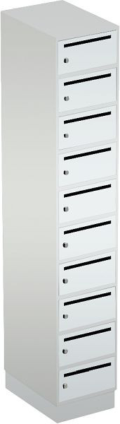Eurobox Postverteilerschrank, 1 Abteil 10 Fächer mit Schlitz, OF/2023/04/00369, 0950-035110
