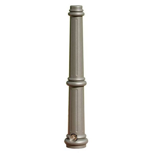 Stein HGS Stilpoller -Aulis-, herausnehmbar mit 3p-Technologie, (Sechskantverschluss), inkl. Bodenhülse, RAL 9005 tiefschwarz, 25020-07