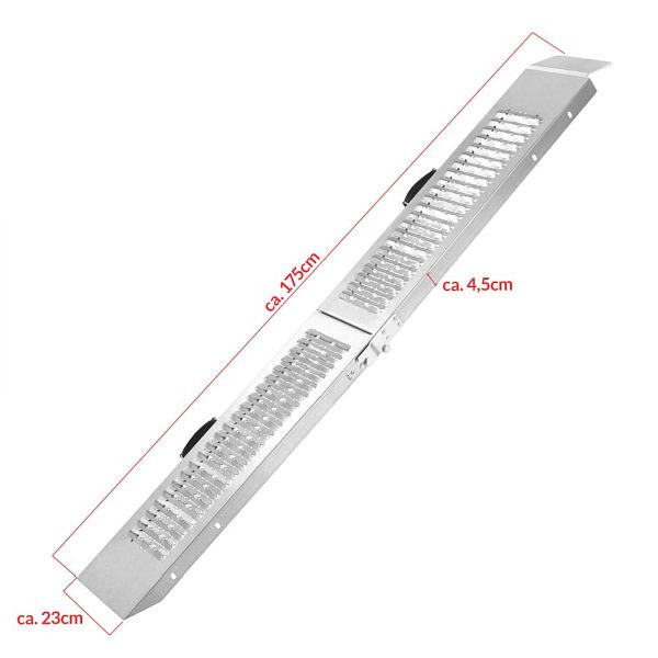 monzana Auffahrrampe 2er-Set 400kg klappbar, 108532