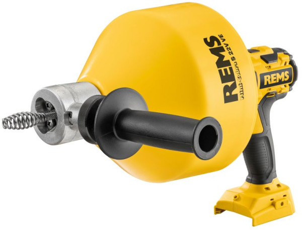 REMS Mini-Cobra S 22V VE Antriebsmaschine, Akku-Rohrreinigungsgerät mit Schnellumschaltung, 170024 R22