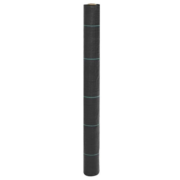 vidaXL Unkrautvlies Schwarz 1x200 m PP, 4005184, 8721012909410