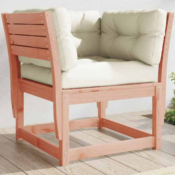vidaXL Gartensofa mit Armlehnen und Kissen Massivholz Douglasie, 844697