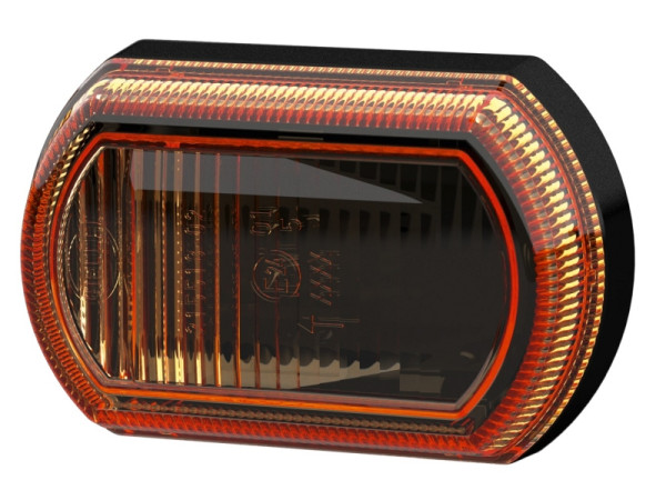 HELLA Zusatzblinkleuchte, Shapeline Tech, LED, 24/12V, Anbau gelb, LED-Lichtfarbe: gelb, 500mm, rechts/seitlicher Anbau/links, 2BM 013 336-001