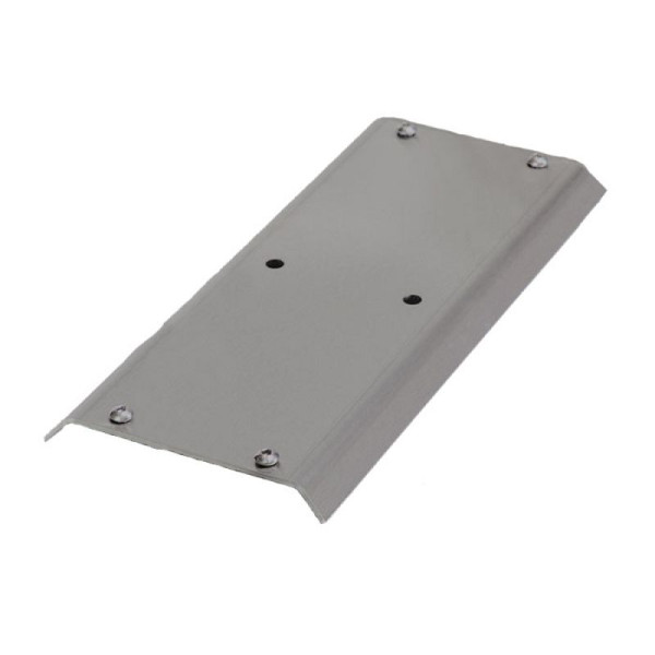 Stein HGS Adapterplatte für Reihenanlehnbügel 'Kalchas', RAL 9016 verkehrsweiß, 41107