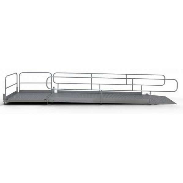 Schake Rollstuhlrampe aus Aluminium zum barrierefreien, 2029613
