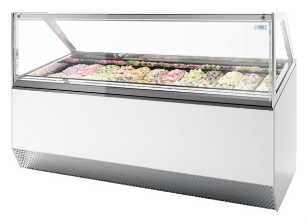 NordCap Speiseeisvitrine MILLENNIUM 2.0 GE 120 H135, steckerfertig, Umluftkühlung, 453MIL0191205