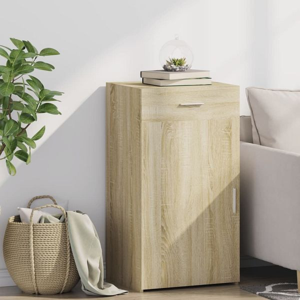 vidaXL Sideboard Sonoma-Eiche 50x42,5x93 cm Holzwerkstoff, 846294