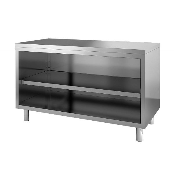 Vaiotec TOPLINE Arbeitsschrank 700 / offen, 40 mm starke Arbeitsplatte, 120x70x85 cm, 10694
