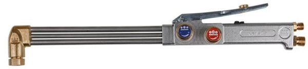 ELMAG Handschneidbrenner 'Dortmund I' Federhebel, Länge: 800mm, Brennerkopf 105°, 75°Sauerstoff/Azetylen/Propan/Methan (Erdgas, 58104