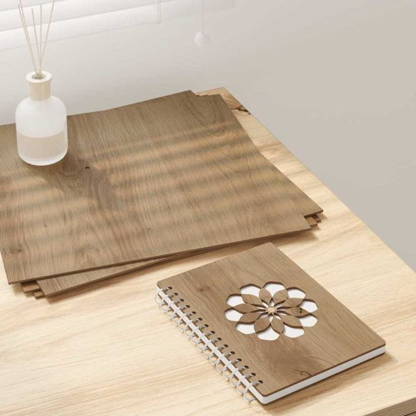 vidaXL Dekoplatten 50-teilig Artisan-Eiche 30 x 30 x 0,27 cm, 885630